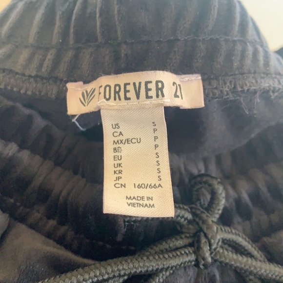 NEW Forever 21 Velour Joggers Pants Sweatpants - Picture 4 of 7